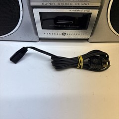 Vintage General Electric 3-6000A AM/FM Cassette Player For Parts Or Repair As Is