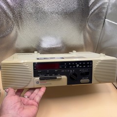 GE Spacemaker VTG AM FM Radio Cassette Player Model 7-4285A Under Counter Light