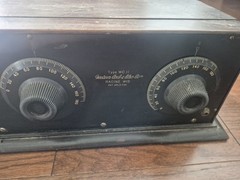 Western Coil & Electric Radiodyne WC-11 Radio Vintage Tube Radio