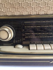 METZ 308 MCM Large Tabletop Tube AM FM SW Radio Germany As Is Parts or Repair