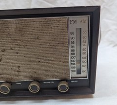 VTG Zenith Mid Century Solid State FM AM Radio Dial Tuner Z426W