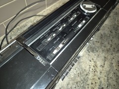 Vintage 80s GE Boombox AM/FM Stereo Cassette 4 Band EQ The Power Of Music