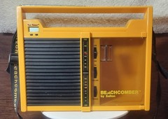 Salton Beachcomber BC-1C Cassette Player AM/FM Radio 1985 Yellow w/ Secret Stash