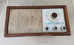 KLH MODEL TWENTY ONE FM RECEIVING SYSTEM WOOD CABINET 50 YEAR OLD STEREO 🟠🟠