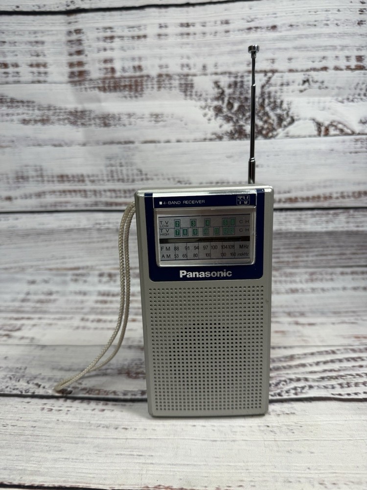 Vintage Panasonic RF-1050 FM/AM/TV Low/TV High Pocket Radio – Working!