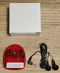 Vintage Promotional Coca Cola FM Auto Scan Radio Earphones Light Instruction Box