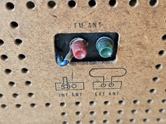 Panasonic RE-7329 AM/FM Vintage 2 Band Older Radio for parts READ AS IS