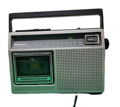 vintage panasonic fm am (radio Works) (cassette Does Not Work) rx-1230