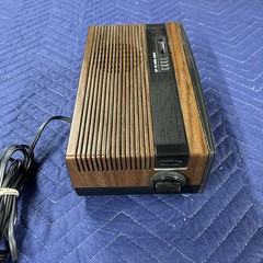 Vintage GE General Electric Clock Radio Walnut Grain Finish Model 7 4305C Retro