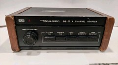 Realistic SQ-II 4 Channel Adapter Real Wood 120v 60hz 5W 31-4001 Radioshack Work