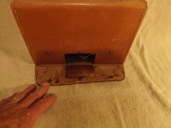 GE Transistor Radio In Leather Case P-776B USA UNTESTED