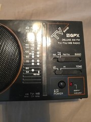 Vintage Prix GPX A303 Portable Multi Band Receiver Radio AM/FM WB! Works!