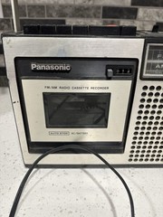 Panasonic RQ-542AS AM/FM Cassette Radio w AC Cord Working **READ***