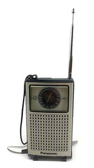 Vintage 1970&rsquo;s Panasonic Compact AM/FM Transistor Portable Radio Tested Working