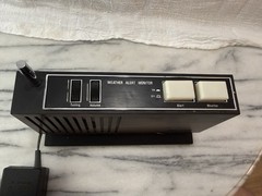 VTG Midland #13-907 Weather Alert Monitor 1979 Adaptor & Battery. tested works