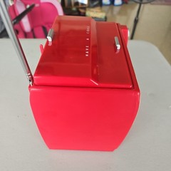 Vtg 6&Prime;1991 Coca Cola Mini Cooler AM/FM Novelty Radio Model MC-194 Tested 12