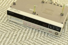 Vintage SONY Under Counter Kitchen Clock AM/FM Radio Cassette Player ICF-C560