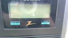 Vintage Zenith Digital Alarm Clock Radio With AM/FM/TV/Weather Bands Z203B WORKS