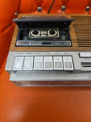 Vintage GE General Electric 7-4975B AM/FM/Cassette Tape Clock Radio Recorder MCM