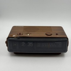 Broken Panasonic Flip Clock AM FM Radio Groundhog Day RC-6030D Damaged Body
