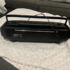 SOUNDDESIGN Cassette Player AM FM Stereo Radio Boombox 4749BLK