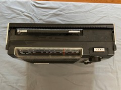 General Electric GE Superadio Long Range AM/FM 7-2880B Tested Missing Knob
