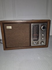Sony Radio ICF-9650W AM/FM Tabletop Stereo Woodworks Fidelity Sound MCM Vintage