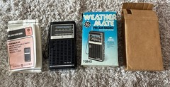 vintage GE General Electric Hand Held portable AM FM Weather 7-2840 Complete HTF