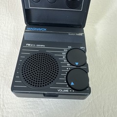 Magnavox Mini Travel Clock Radio D1858/47 4.5V Hong Kong