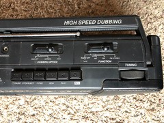 Vintage GE 3-5635A Stereo Radio Cassette Player AM/FM High Speed Dubbing Boombox