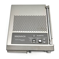 Magnavox BD-3902 SL01 Vintage Portable AM/FM Quartz Radio Clock & TV For Parts