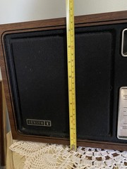 1960&rsquo;s Zenith J430W Tabletop AM FM Long Distance Radio Vintage Made In Korea