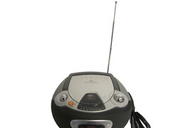 GPX Am-FM Radio-Cassette Player with power cord. Model C969S.