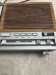 Vintage GE General Electric 7-4975B AM/FM/Cassette Tape Clock Radio Recorder