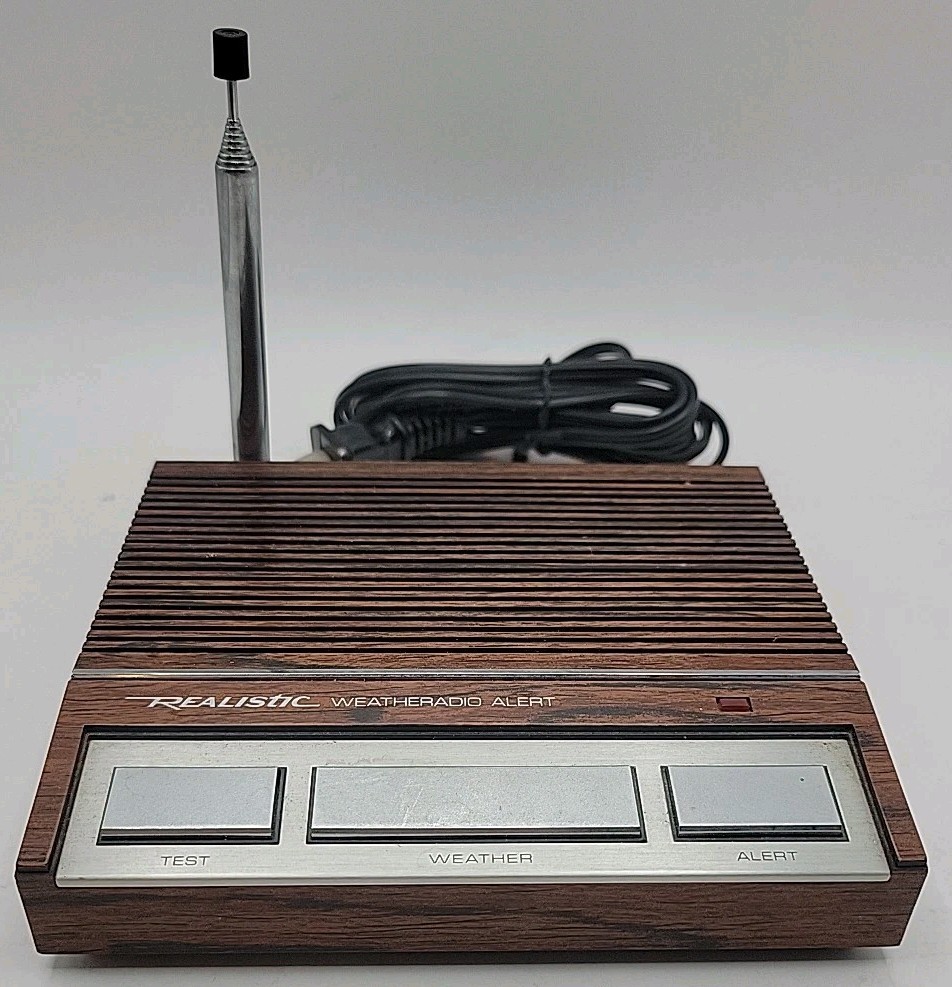 Realistic Weather Radio Alert Model 12-140 Tested Working National Weather WORKS