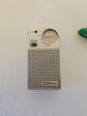 Rare Vintage Emerson P3751B FM/AM 2 Band Transistor Receiver Taiwan , WORKS