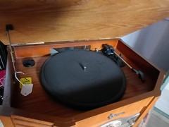 record player. Vintage Emerson Stereo 4 in 1 Works Great Speakers Not Blown