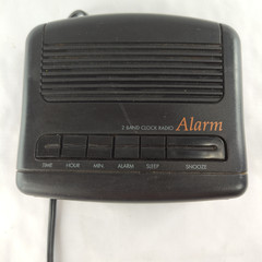 Vintage GPX Alarm Clock Radio AM-FM Model Gran Prix D509 Grand – Tested Works !!