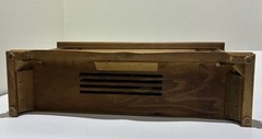 Vintage 1970s SEARS Silvertone AM/FM Table Radio Wood Cabinet NICE CLEAN READ