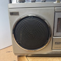 Vintage SONY CFS-45 AM/FM Boombox Cassette Player Recorder Tested Works READ