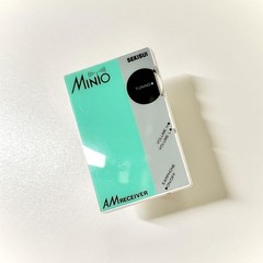 Card-Type AM Portable Radio w/Earphones Made in Japan
