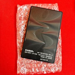 CASIO Card Radio RD-5 AM Card Pocket Receiver Retro Japan Very Rare Unused