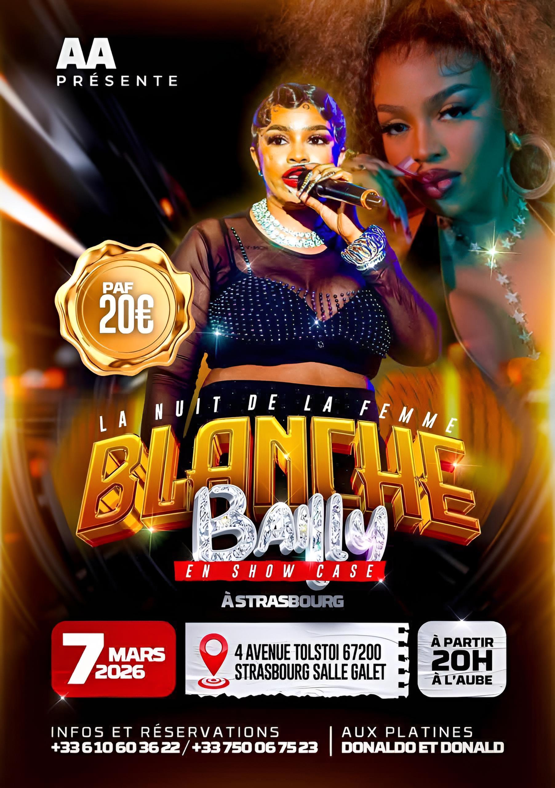 BLANCHE BAILLY EN SHOW CASE LE 7 MARS 2026