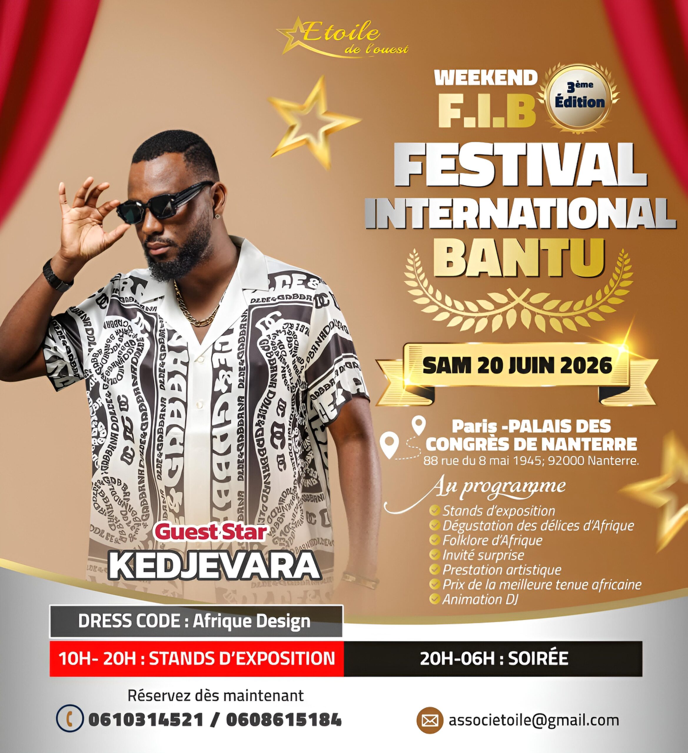 FESTIVAL INTERNATIONAL BANTU 20 JUIN 2026