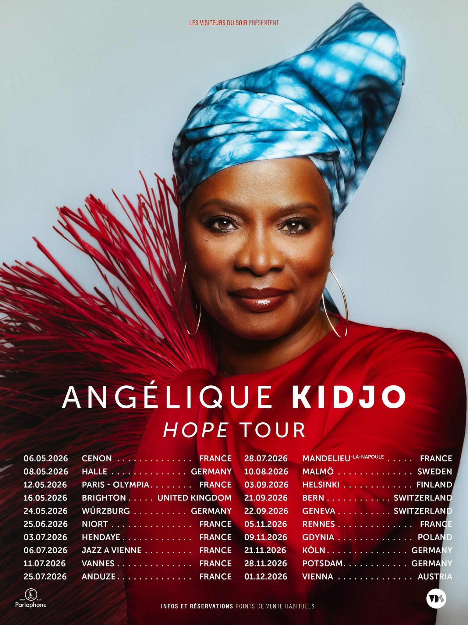 ANGÉLIQUE KIDJO HOPE TOUR  2026
