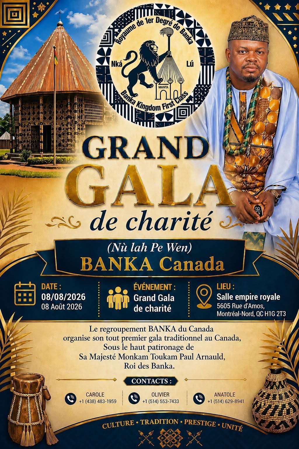 GRAND GALA DE CHARITÉ LE 8 AOÛT 2026